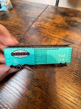 New York Central System Toy Boxcar in Teal N Scale 173863